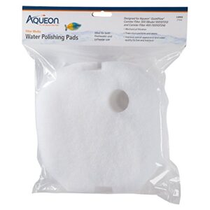 aqueon quietflow polishing pad, medium/large, pack of 2