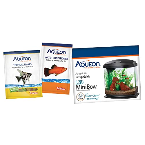 Aqueon 00800196: Aquarium Kit Mini Bow Led Blk 1G