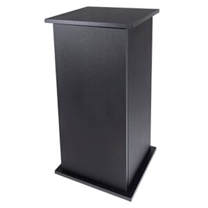 Aqueon Black Pedestal Aquarium Stand, 15" L X 15" W, 15 in