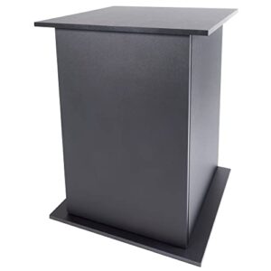 aqueon black pedestal aquarium stand, 24″ l x 24″ w, 24 in