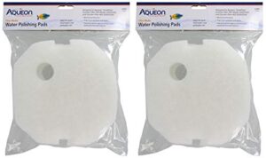 aqueon 4 pack of quietflow water polishing pads, small