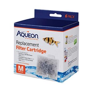 aqueon replacement filter cartridges medium – 6 pack
