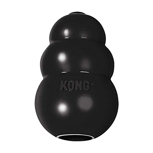 KONG - Extreme Dog Toy - Toughest Natural Rubber, Black - Fun to Chew, Chase and Fetch - for Large Dogs