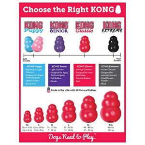 KONG Classic Medium Dog Toy Red Medium Pack of 2