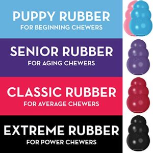 KONG - Puppy Toy Natural Teething Rubber - Fun to Chew, Chase and Fetch - Pink, for Small Puppies