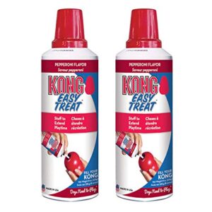 kong – easy treat – dog treat paste – 8 ounce (2 pack) – pepperoni