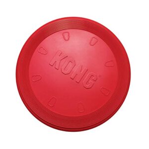 kong flyer – durable rubber dog flying disc toy – for large dogs