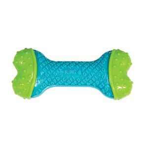 kong – corestrength bone – long lasting dog dental and chew toy – for medium/large dogs