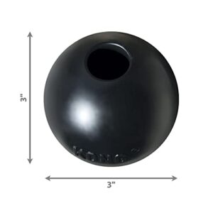 KONG - Extreme Ball - Durable Rubber Dog Toy for Power Chewers, Black - for Medium/Large Dogs