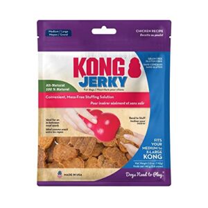 kong – jerky – all natural soft jerky dog treats – chicken flavor, fits medium to x-large, 5 oz, made in the usa