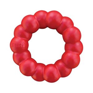 kong rubber ring – durable dog chew toy – for medium/large dogs