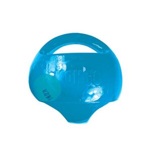 kong jumbler ball – interactive fetch dog toy w/tennis ball (assorted colors) – for medium/large dogs