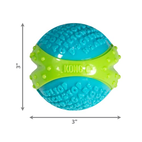 KONG CoreStrength Dog Ball - Durable Dog Dental & Chew Toy - for Large Dogs