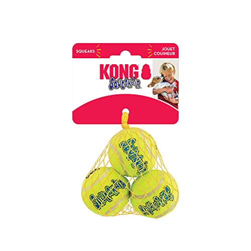 KONG - Cozie Ali The Alligator and 3 SqueakAir Balls - for Small Dogs