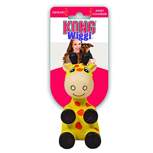 KONG Wiggi Giraffe Dog Toy, Small