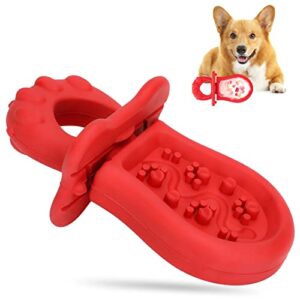 Dog Crate Training Tool Peanut Butter Treat Dispenser Licking Toy for Puppy Behavior Tool Secures to Cage to Help Reduce Anxiety,Stress, Boredom Improved Durable Design Fits All Crates