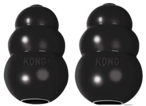 kong extreme dog pet toy dental chew (2 pack), large, large – 2 pack, black, model:k1-2