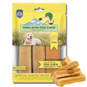 Himalayan Dog Chew Original Yak Cheese Dog Chews, 100% Natural, Long Lasting, Gluten Free, Healthy & Safe Dog Treats, Lactose & Grain Free, Protein Rich, Mixed Sizes, Dogs 65 Lbs & Smaller, 9.9 oz