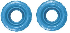 (2 pack) kong puppy tires, size medium/large assorted colours