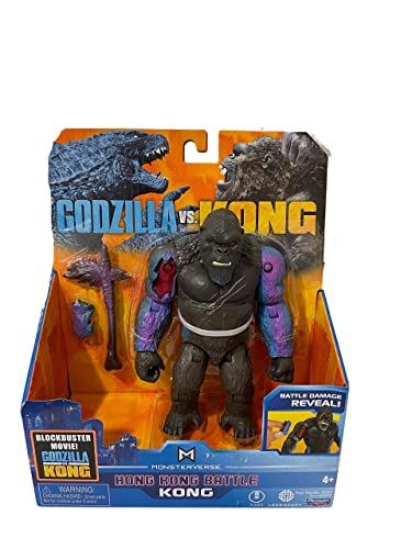 MonsterVerse Godzilla vs. Kong 6" Hong Kong Battle (Kong 6" Hong Kong Battle)