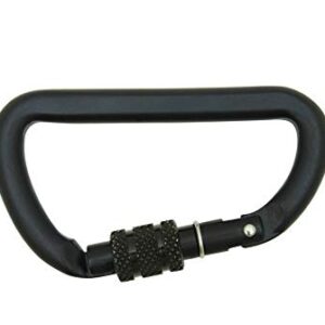 Kong Mini D Screw Gate Carabiner Black