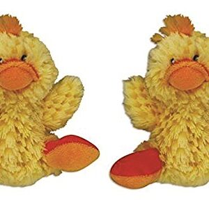 Kong Low Stuffing with Squaker dog Toy Small Color:Duck Size:Pack of 2