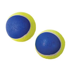 kong – squeakair ultra balls – dog toy premium squeak tennis balls, gentle on teeth – for medium dogs (3 pack)