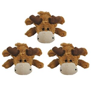 kong marvin moose trio cozies dog toy