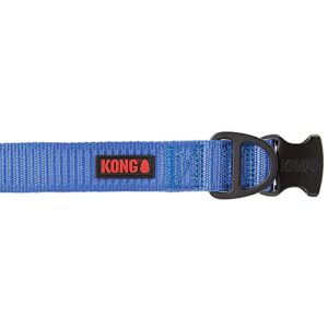 KONG Max HD Ultra Durable Neoprene Padded Dog Collar (Large, Blue)