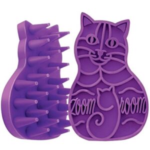 hdp cat zoom groom color:purple size:pack of 2