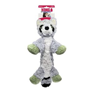 KONG Company 38749813: Low Stuff Flopzie Raccoon Dog Toy Md