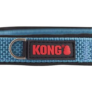 KONG Comfort Neoprene Padded Dog Collar Offered by Barker Brands Inc. (Medium, Blue)