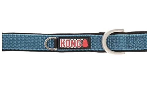 KONG Comfort Neoprene Padded Dog Collar Offered by Barker Brands Inc. (Medium, Blue)