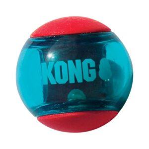 kong squeezz action toy, red small