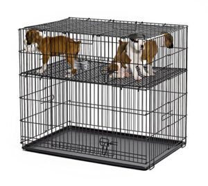midwest homes puppy playpen crate – 224-05 grid & pan included