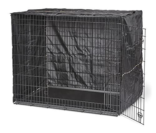 MidWest Homes for Pets XXL 54-Inch , Privacy Dog Crate Cover Designed to Fit Midwest Ginormous Dog Crate Models SL54 & SL54DD, Machine Wash & Dry, Gray,