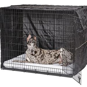 MidWest Homes for Pets XXL 54-Inch , Privacy Dog Crate Cover Designed to Fit Midwest Ginormous Dog Crate Models SL54 & SL54DD, Machine Wash & Dry, Gray,