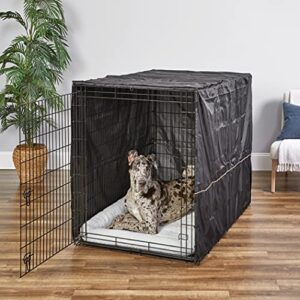 MidWest Homes for Pets XXL 54-Inch , Privacy Dog Crate Cover Designed to Fit Midwest Ginormous Dog Crate Models SL54 & SL54DD, Machine Wash & Dry, Gray,