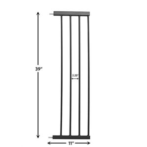 Midwest Homes for Pets 11" Wide Extension for 39" High Night "Safety Glow" Frame, Graphite