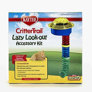 Kaytee CritterTrail Fun-nel Lazy Look-Out Accessory Kit Small Animal Habitat Tubes