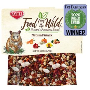 kaytee food from the wild natural snack for pet hamsters, gerbils, rats and mice, 2 ounces