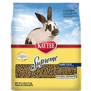 kaytee supreme rabbit food, 5-lb bag