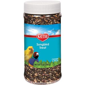 kaytee songbird treat jar — canary & finch 9 oz