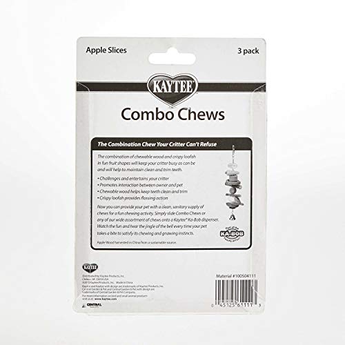 Kaytee Combo Chews Apple Slices, 3-Pack