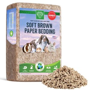 small pet select premium small animal bedding, natural soft paper bedding for small indoor and outdoor pets, made in usa, jumbo size 178 l pack