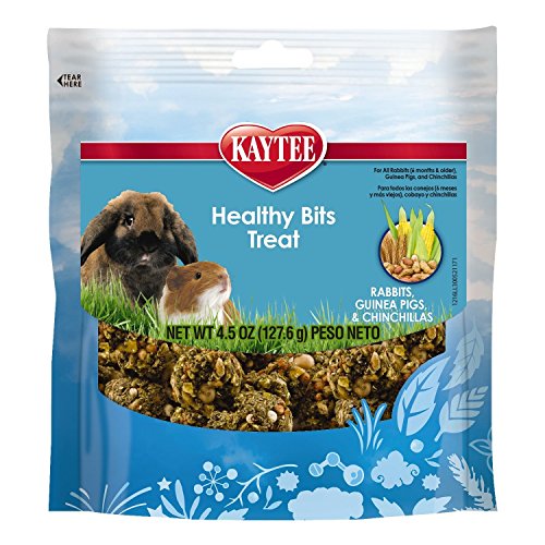 Kaytee Forti-Diet Pro Health Healthy Bits Rabbit, Guinea Pig and Chinchilla Treat, 9 Ounce