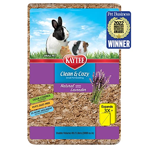 Kaytee Clean & Cozy Natural Bedding with Lavender 49.2 Liters