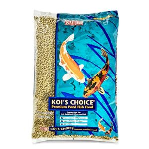 kaytee koi’s choice koi floating fish food, 10 pound