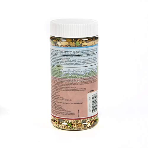 Kaytee Garden and Veggie Treat Jar -- Cockatiel 10 oz