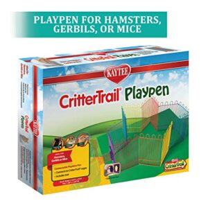 Kaytee CritterTrail Playpen with Mat for Pet Gerbils, Hamsters or Mice